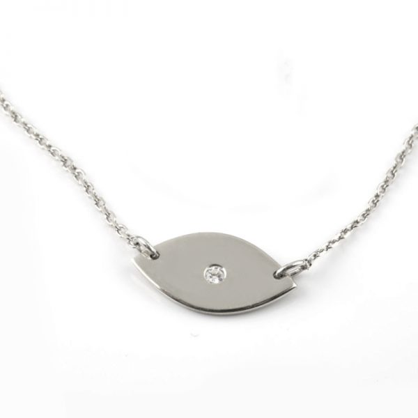 Minimalist evil eye with a diamond - Image 5