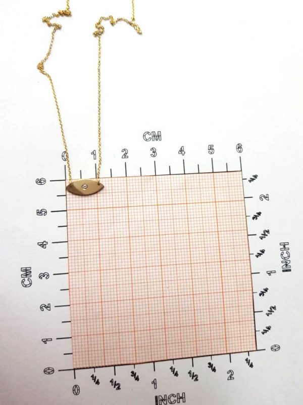 Minimalist evil eye with a diamond - Image 6