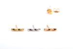Mobius bar gold earrings - Image 7