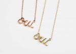 OUI necklace in solid gold - Image 6