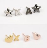 Personalized solid gold earrings - Image 3