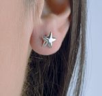 Personalized solid gold earrings - Image 4