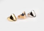 Personalized gold signet ring, Rn366 - Image 7