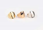 Personalized gold signet ring, Rn366 - Image 8