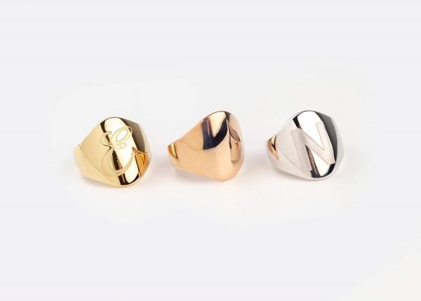 Personalised signet ring 7 Personalized gold signet ring, Rn366 - Image 8