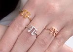 Solid gold Pi ring - Image 7