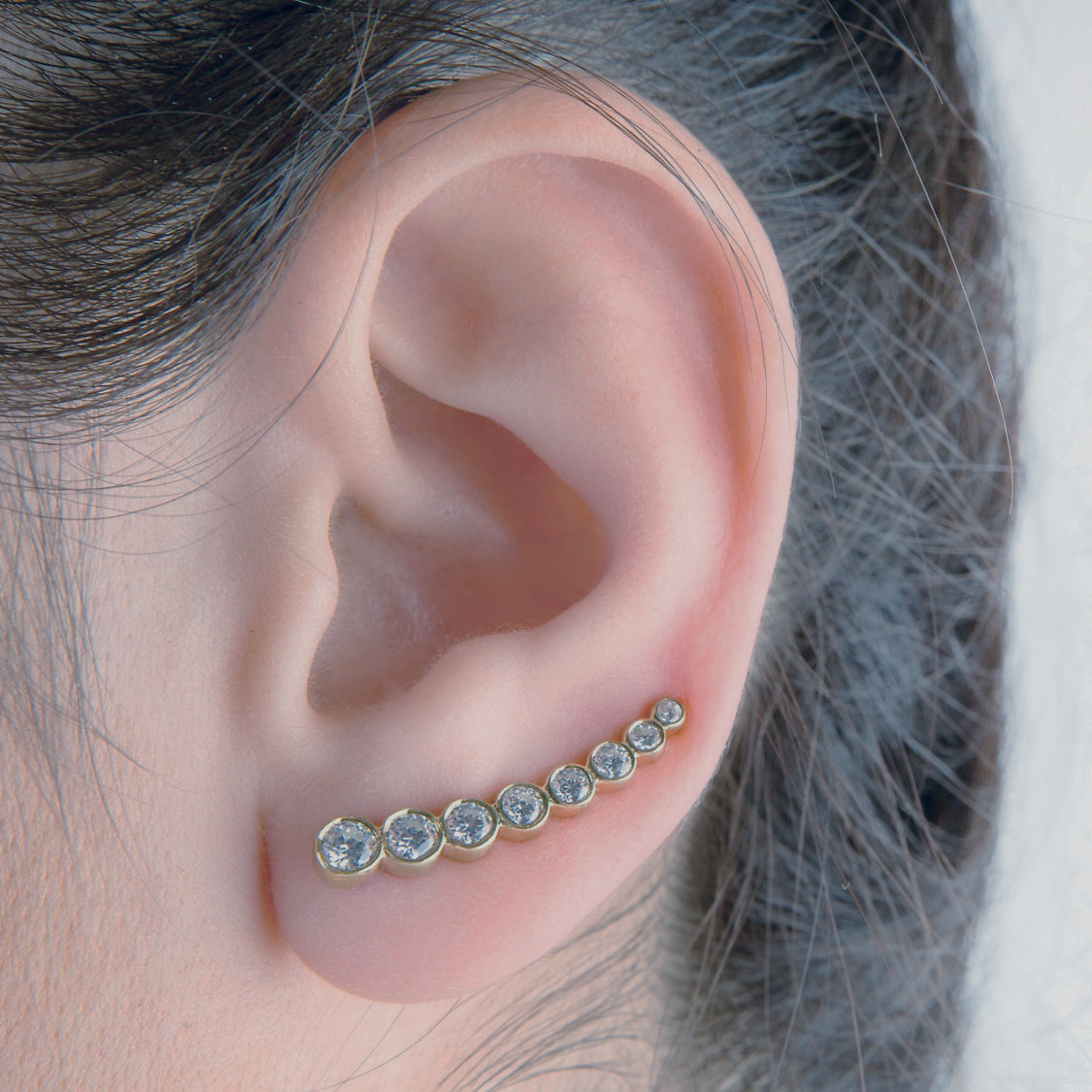 Silver ear cuffs Elegant Jewel Box Fine Jewellery