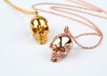 Skull necklace in Solid gold