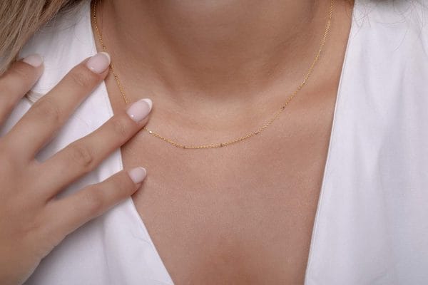 Solid gold Satellite Chain 1