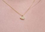 Solid gold cloud chain necklace - Image 2