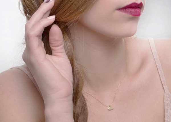 Solid gold cloud chain necklace - Image 3