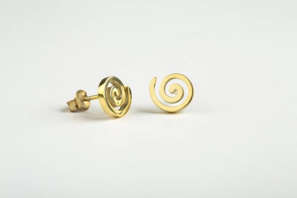 Spiral-earrings-in-solid-gold-5 Spiral earrings in solid gold - Image 6
