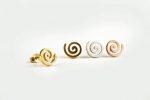 Spiral earrings in solid gold - Image 7