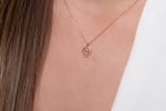 Spiral gold chain necklace - Image 2
