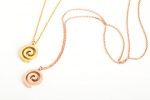 Spiral gold chain necklace - Image 7