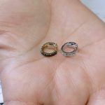 Tiny Diamond solid gold earcuff - Image 4