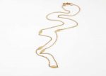 Five marquise gold chain necklace - Image 9