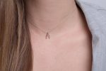 Tiny wishbone gold necklace - Image 6