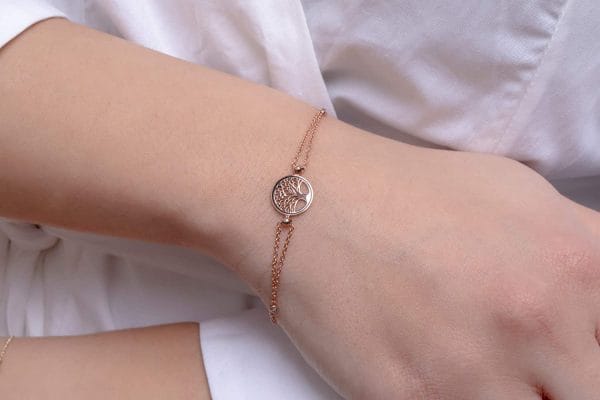 Tree of life bracelet with diamonds 1 Tree of life bracelet with diamonds - Image 1