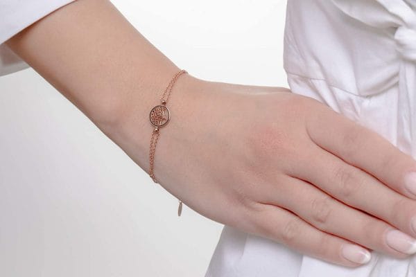 Tree of life bracelet with diamonds - Image 4