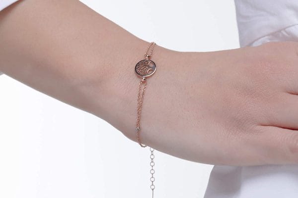 Tree of life bracelet with diamonds - Image 5