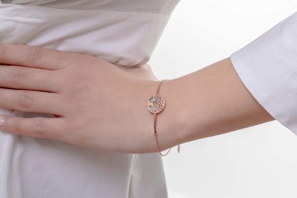 Tree of life gold bracelet - Image 7