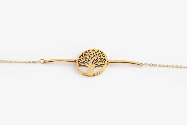 Tree of life gold bracelet - Image 5