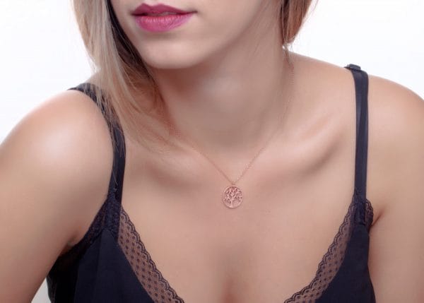 Tree of life gold necklace large - Image 2