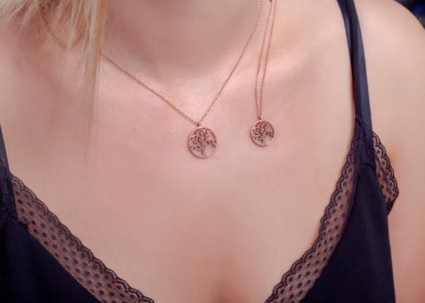 Tree of life gold necklace large - Image 6