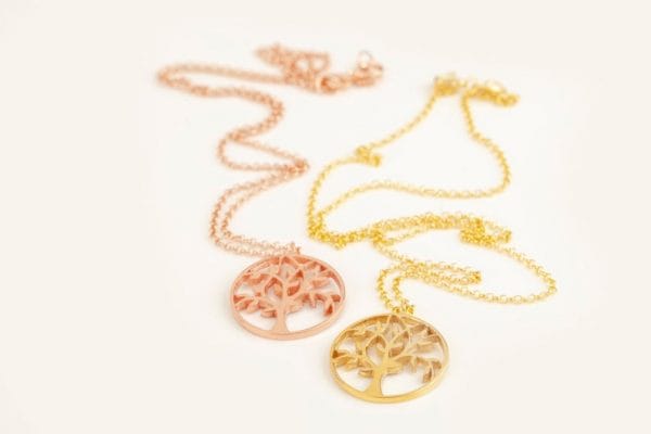 Tree of life gold necklace large - Image 8