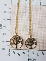 Tree of life gold necklace large - Image 9