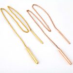 Chain Threader earrings in solid gold - Image 6