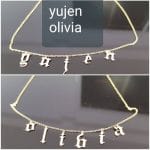 Unique solid gold name necklace - Image 8
