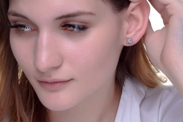 Unique rainbow earrings 3 Unique rainbow stud earrings - Image 3