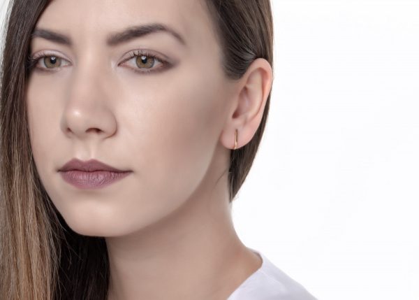 Unique stud earrings 2 Unique stud bar earrings - Image 3