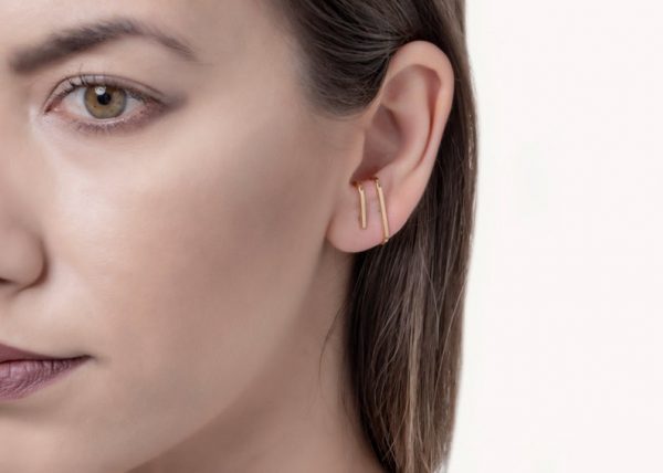 Unique stud earrings 5 Unique stud bar earrings - Image 7