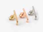 Unique stud bar earrings - Image 5