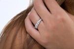 Wedding braided ring 3.5mm