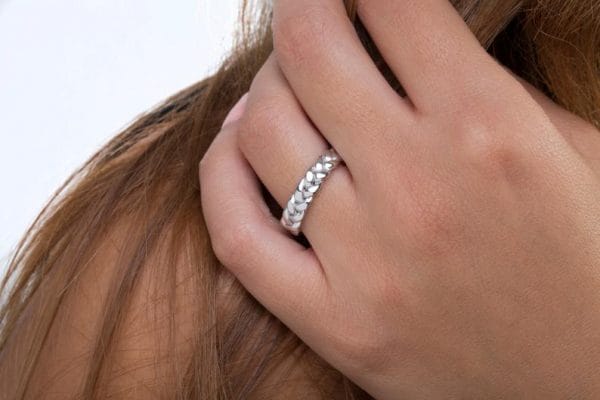 Wedding braided ring 2 Wedding braided ring 3.5mm - Image 1