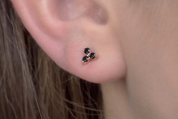 3-diamond-stud-earrings-1 3 diamond stud earrings - Image 1