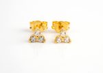 3 diamond stud earrings - Image 5