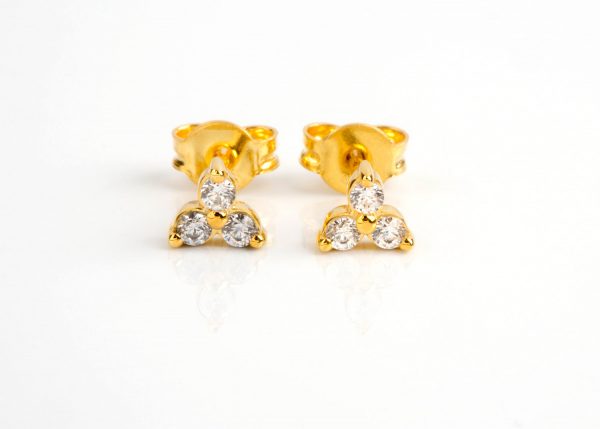 3-diamond-stud-earrings-5 3 diamond stud earrings - Image 5