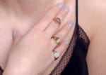 Gold personalized ring, RN360 - Image 5