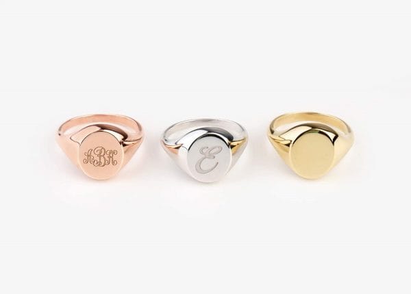 Gold personalized ring, RN360 - Image 6
