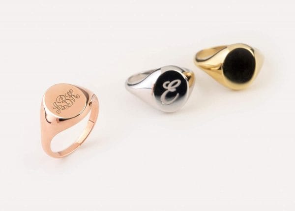 Gold personalized ring, RN360 - Image 7