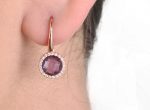 Drop diamond gold earrings - Image 6