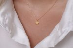 Gold star chain necklace