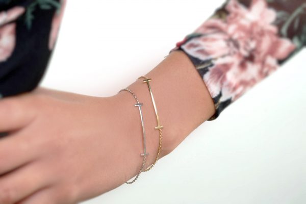 Small-T-bracelet-Smile-bracelet-1 Small T bracelet Smile bracelet 3.5cm - Image 1