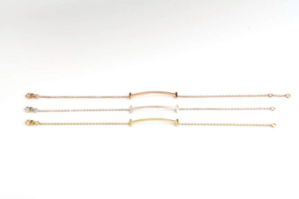 Small T bracelet Smile bracelet 3.5cm - Image 7