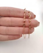 Custom date bracelet in solid gold - Image 2